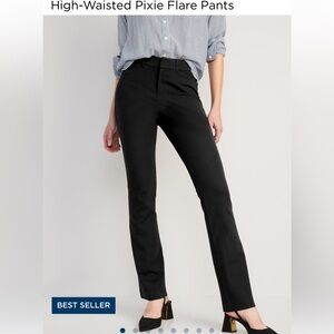 Old Navy High Waisted Flare Pixie Pants NWT